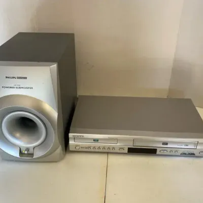 Samsung DVD/VHS Player and Philips Subwoofer 