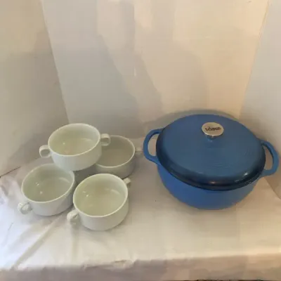 Lodge Enameled Cast Iron￼