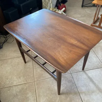 MCM Bassett Furniture Walnut End Table 