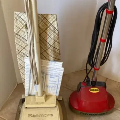 Kenmore Vacuum and Pullman Holt Gloss Boss Floor Scrubber 