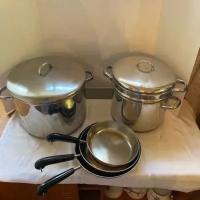 Reverse Wear Copper Bottom Pans