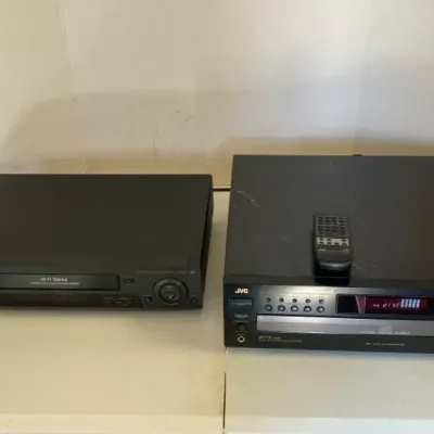 Sony Video Cassette Recorder and JVC 5 Disc Player