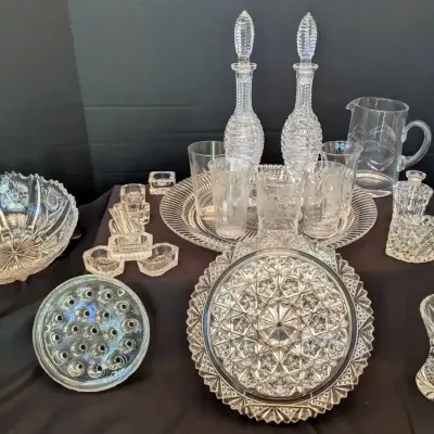 Crystal & Cut Glass Decanters, Bowls & More