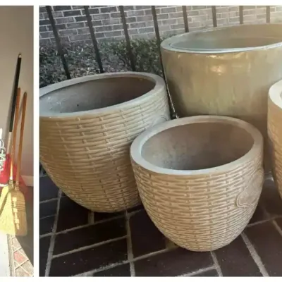 Large Outdoor Garden Planters, Gardening Tools, Potting Soil and Supplies