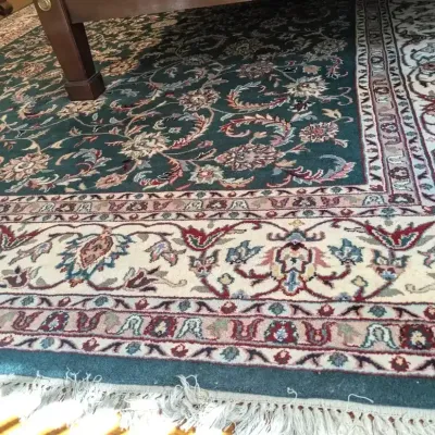Hand Knotted 100% Wool Indian Persian Style Area Rug 8'6" x 12'