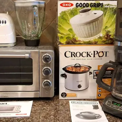 Cuisinart Convection Toaster Oven, Black & Decker Coffee Maker, Osterizer Blender & More