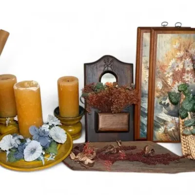 Rustic floral decor