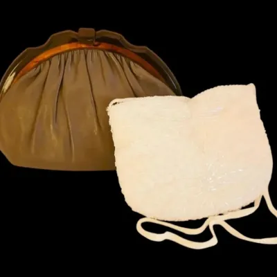 2 vintage handbags