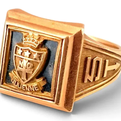 10k gold 1951 class ring size 6 7g