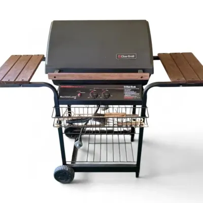 Char broiler masterflame 7000 propane grill with accessories