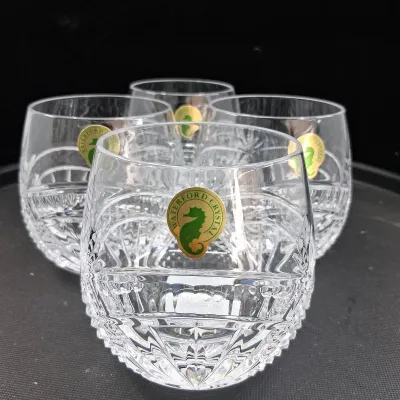 Waterford Lead Crystal Glasses - 4pc
