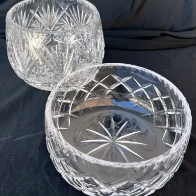 Heavy Cut Crystal Bowls
