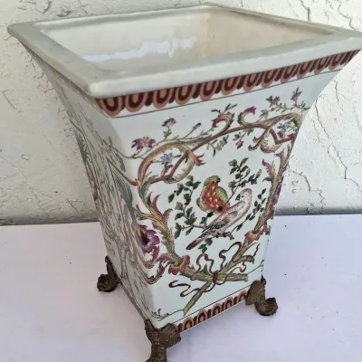 Wong Lee Footed Porcelain Vase