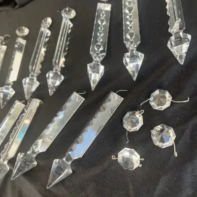 Chandelier Crystals - Set Of 17 Matching