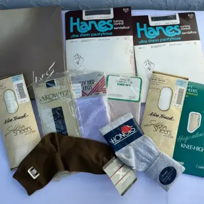 Pantyhose & Socks Assorted Brands & Colors - 11pc