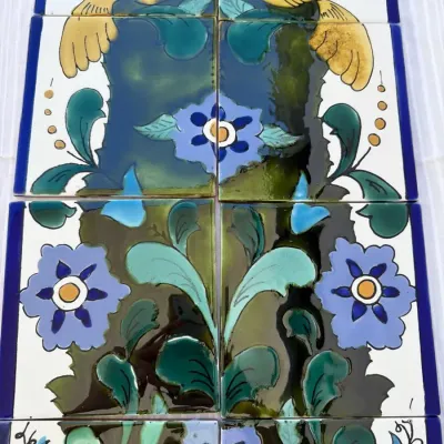 Vertical Painted Tiles 