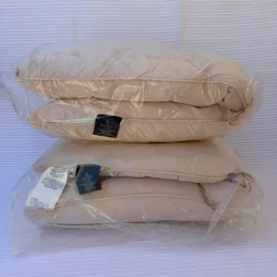 Ralph Lauren Silk Goose Down Pillows NWT & Original Packages - 2pc