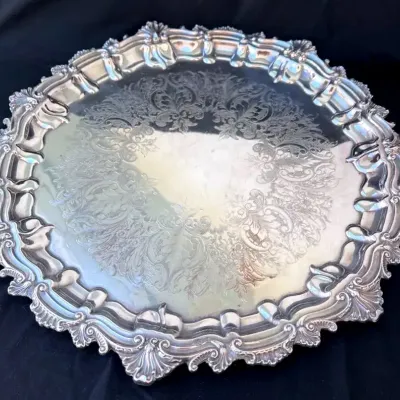 Lonsdale Silver Plate Serving Platter 15”
