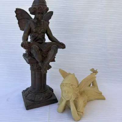 Fairy Garden Statues - 2pc