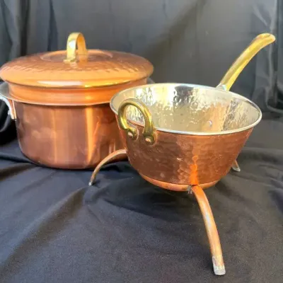 Vintage Copper Pans