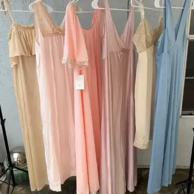 • Lot of 6 Vintage Lingerie Nightgowns - Vassarette, Lucie Ann, Barbizon
