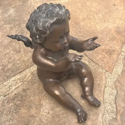 Bronze Cherub Statue