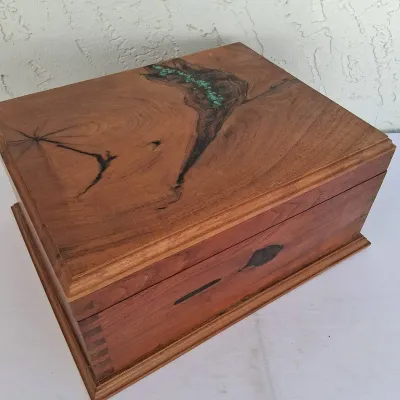 Inlaid Wooden Box