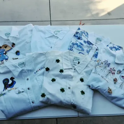 Quacker Factory 6-Piece Embellished Button-Front Shirt Collection Size 1X