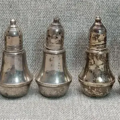 Sterling Weighted Salt & Pepper Shakers