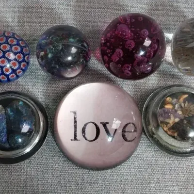 Glass Paperweights