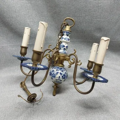Dutch Delft Chandelier