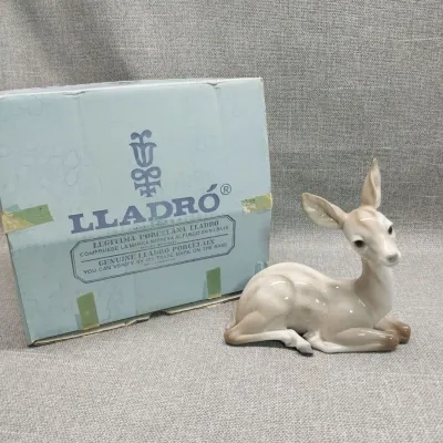 Lladro Resting Deer