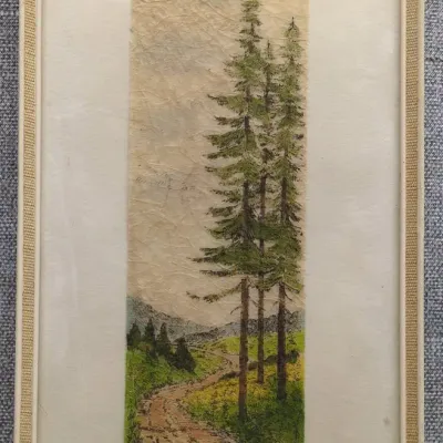 Timberline Etching on Paper