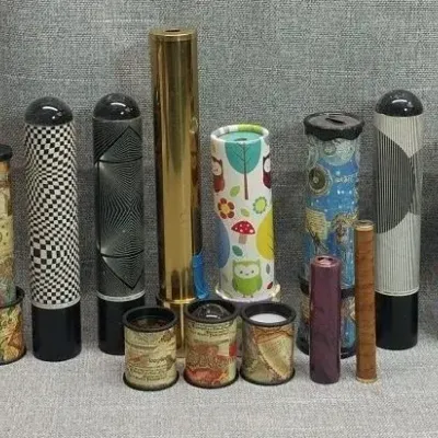 Kaleidoscopes in Various Colors and Sizes