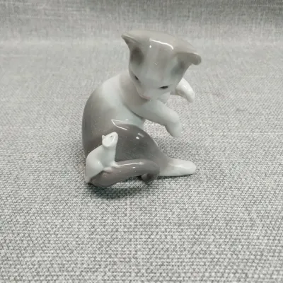 Lladro Cat & Mouse
