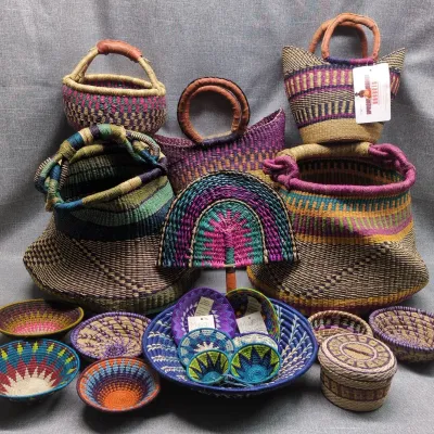 Handwoven Bolga Baskets & Other Baskets