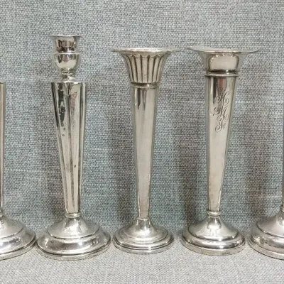 Sterling Weighted Candle Holders