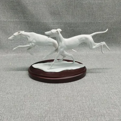 Kaiser Porcelain Whippet Figurine #408