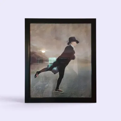 JB103 The Reverend Robert Walker Skating on Duddingston Loch (The Skating Minister) Framed Print