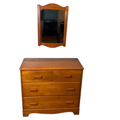 JB204 3 Drawer Dresser W/ Mirror 