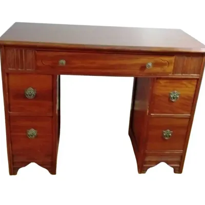 JB228 Vintage Wooden Pedestal Desk