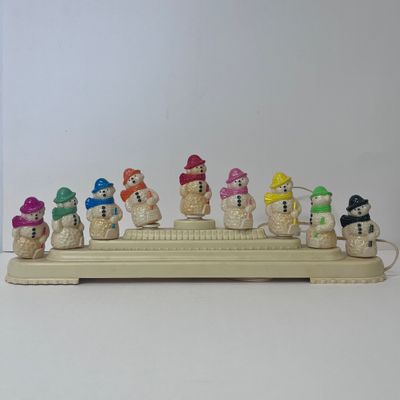 LOT 51: Christopher Radko Snowman Light Deco