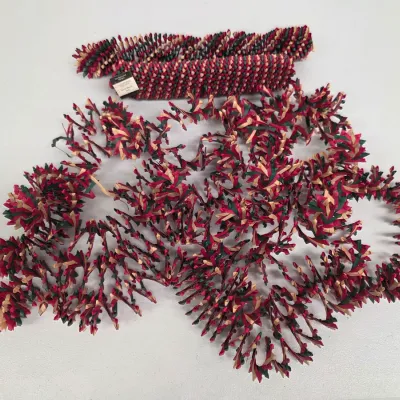 LOT 89: Vintage Christmas Wreath, Tree Skirts & Garland