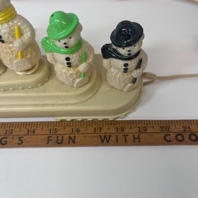 LOT 51: Christopher Radko Snowman Light Deco