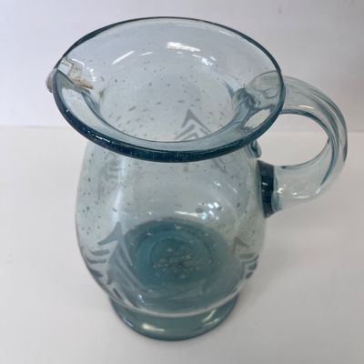 LOT 61: Winter Themed Pitcher & Stool