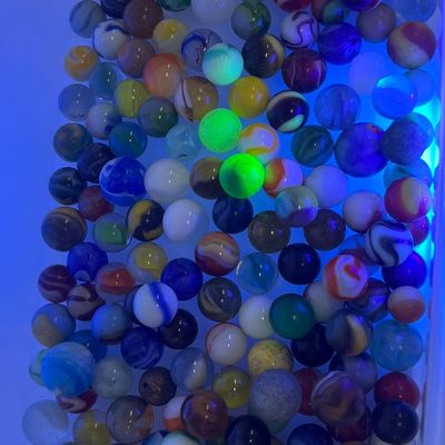 LOT 63: Vintage Marble & Glass Lot