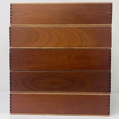 LOT 66: Wooden Jewelry Box