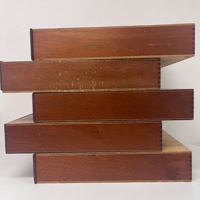 LOT 66: Wooden Jewelry Box