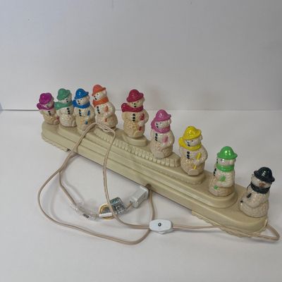 LOT 51: Christopher Radko Snowman Light Deco