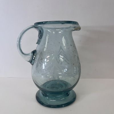 LOT 61: Winter Themed Pitcher & Stool
